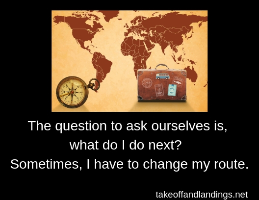 next steps re-routed